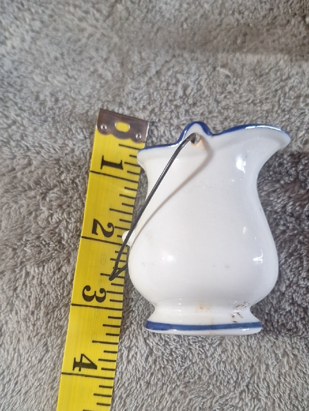 Vintage Blue & White 'Home Sweet Home' Ceramic Tea Set - Picture 7 of 10